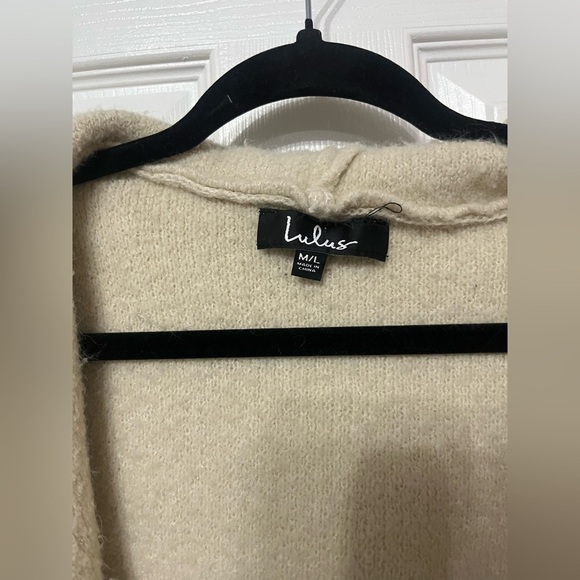 Lulus‎ Carlsbad Hooded Cardigan Sweater / M/L - Picture 8 of 11